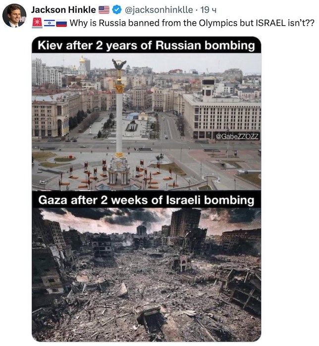 Американский блогер сравнил Киев и Газу