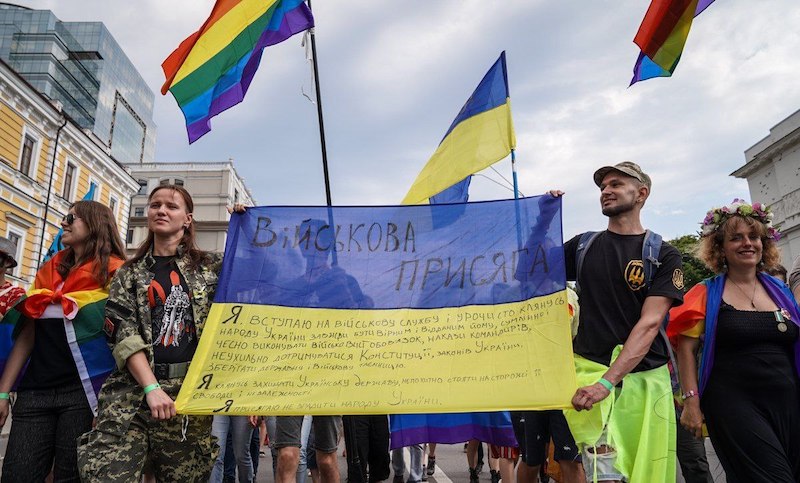 V Charkově se koná oslava vojenské homosexuality