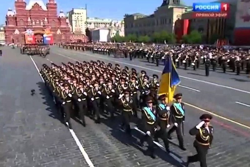 ВСУ на параде Победы на Красной площади в 2010 году