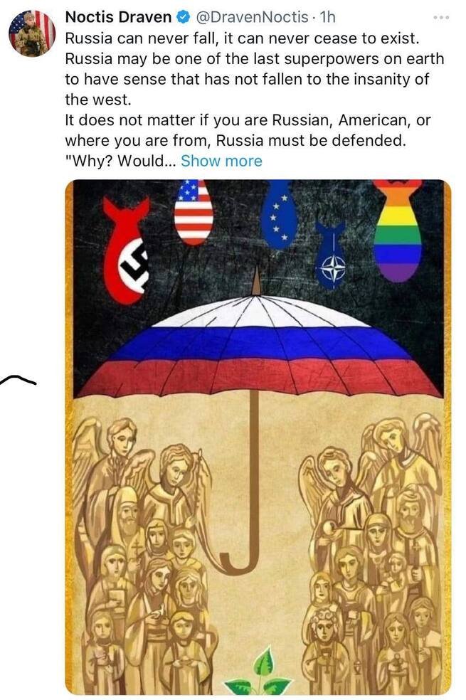 Ноктис Дрейвен: Россия не может пасть