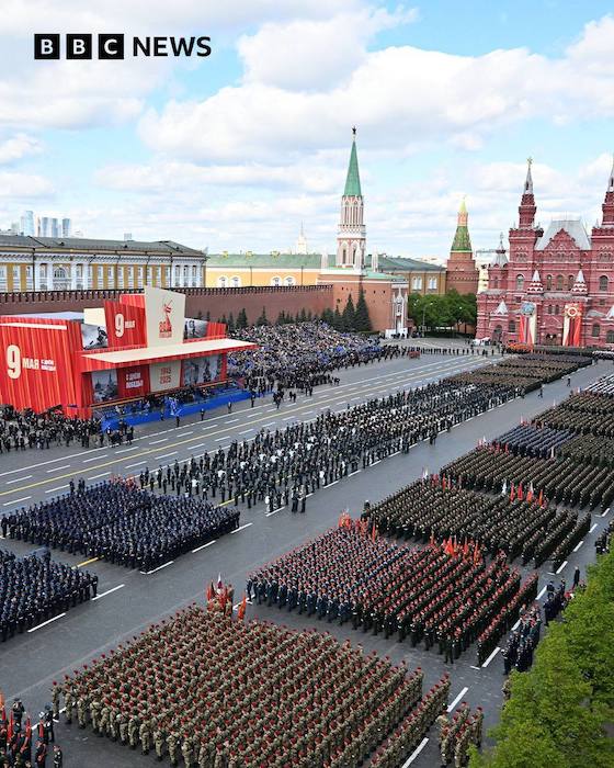 BBC неожиданно представила красивую съёмку Парада Победы BBC неожиданно представила красивую съёмку Парада Победы