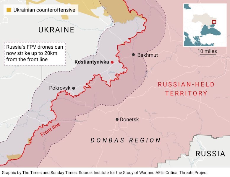 "Как новая война беспилотников Путина становится всё более смертоносной" - The Times "Как новая война беспилотников Путина становится всё более смертоносной" - The Times