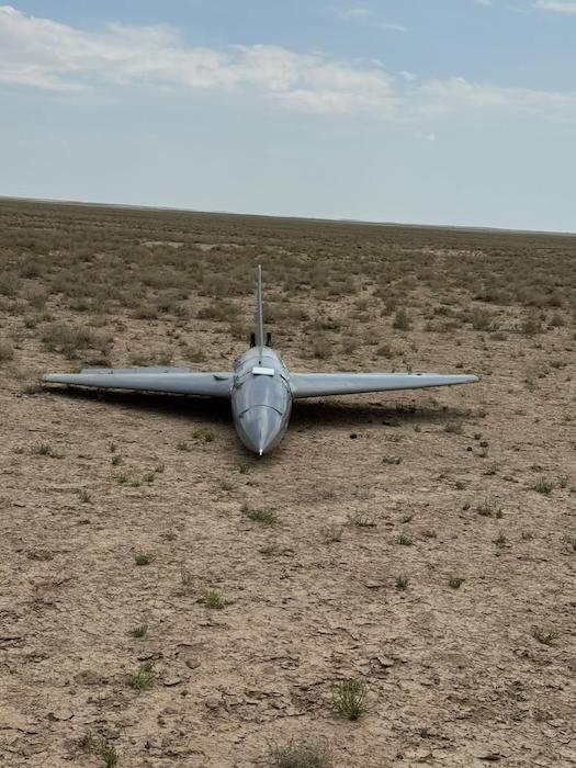 В Казахстане нашли украинский дрон-камикадзе В Казахстане нашли украинский дрон-камикадзе