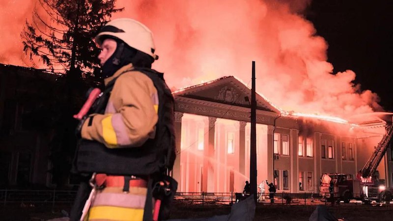 В Харькове ночью прилетело В Харькове ночью прилетело