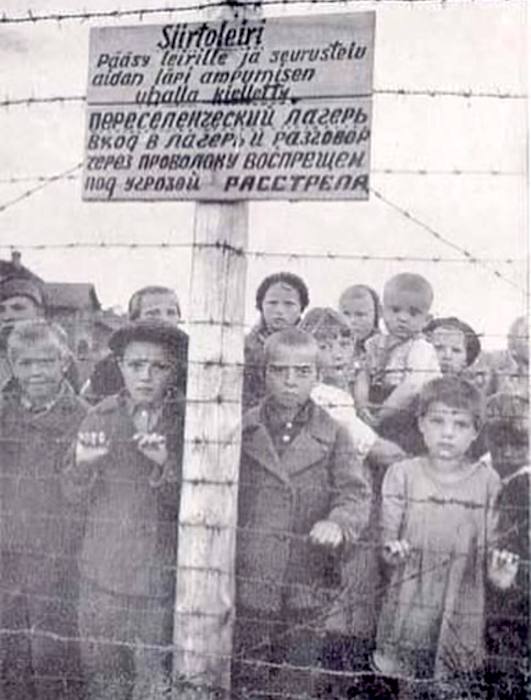 Советские дети – узники 6-го концлагеря в Петрозаводске, созданного финскими оккупантами Советские дети – узники 6-го концлагеря в Петрозаводске, созданного финскими оккупантами