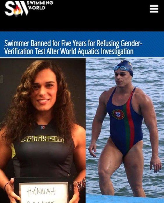 World Aquatics отстранила пловчиху за отказ подтвердить пол World Aquatics отстранила пловчиху за отказ подтвердить пол
