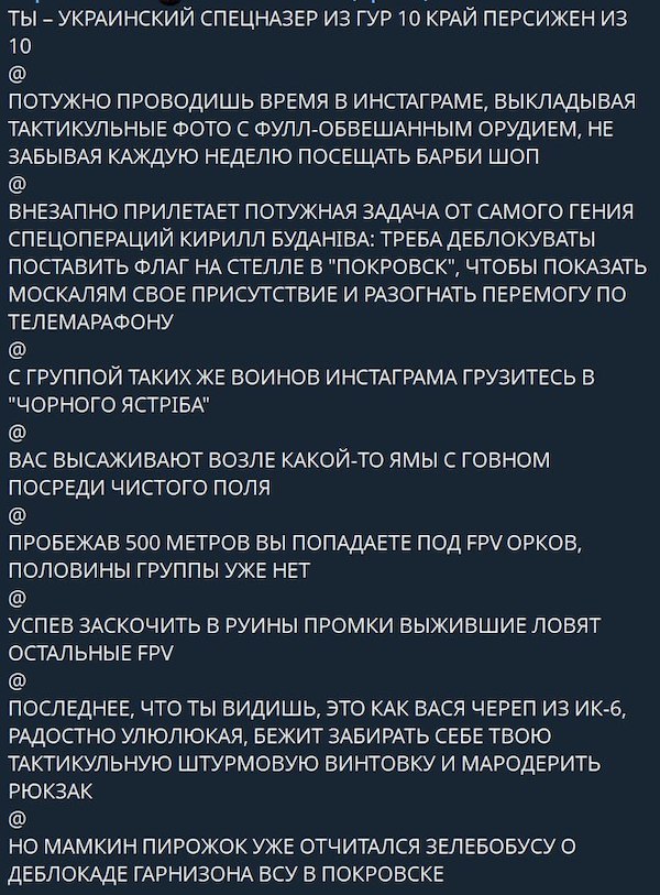 Украинские вояки перемогают москалей в Покровске Украинские вояки перемогают москалей в Покровске
