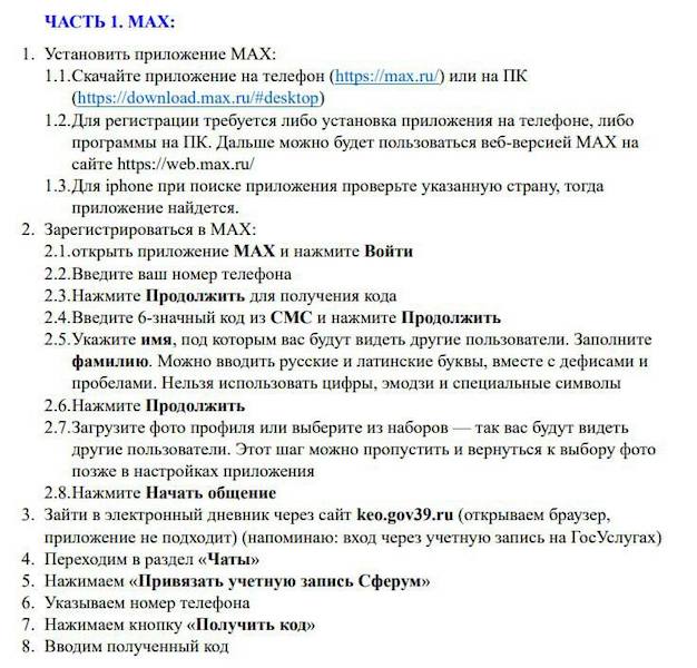 Школьникам задают домашку по установке мессенджера Max