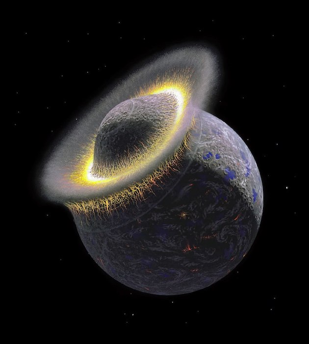 Тейя и Земля были космическими соседями