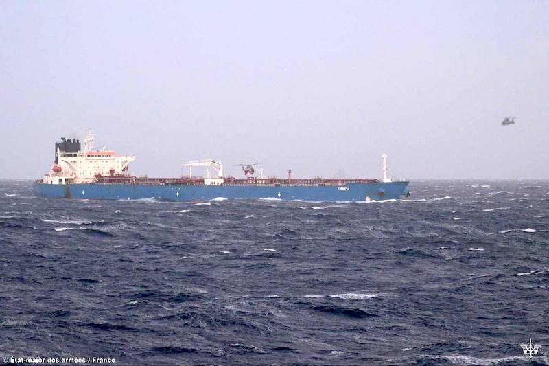 Франция захватила российский танкер Grinch в Средиземном море