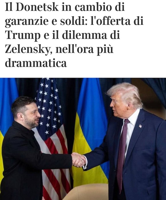 Corriere della Sera: Киев должен отказаться от Донбасса ради западных денег