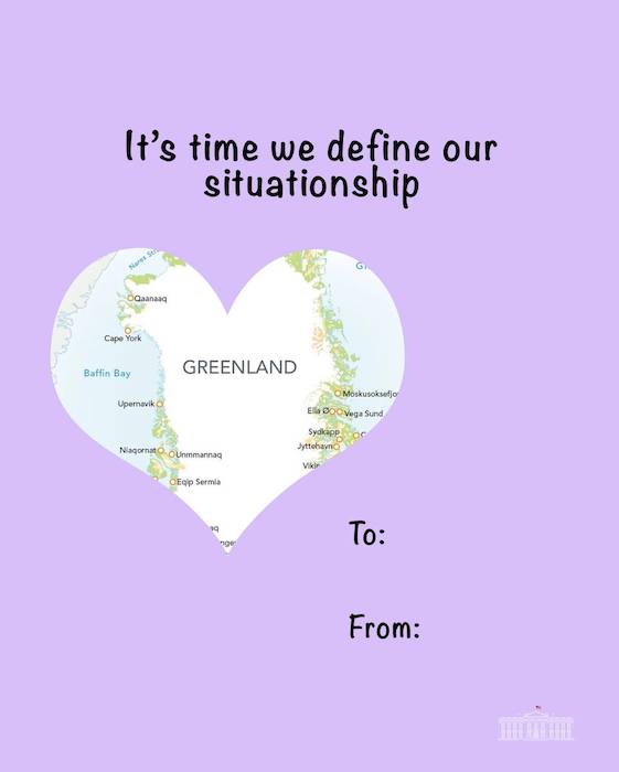 Белый дом опубликовал свои варианты валентинок Белый дом опубликовал свои варианты валентинок