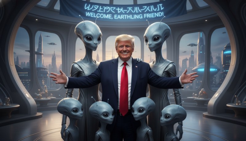 Трамп приказал рассекретить документы об НЛО и пришельцах