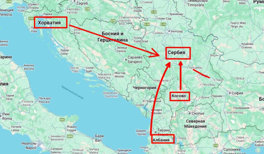 Вучич заявил о подготовке нападения на Сербию со стороны Хорватии и Косово