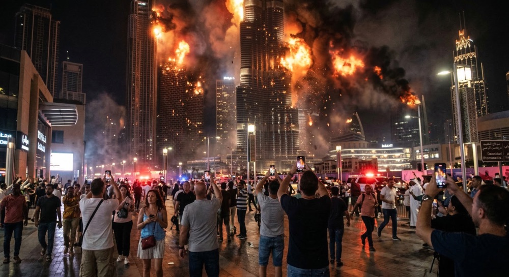 Съемка ракетных атак в Дубае: туристам грозит тюрьма и депортация