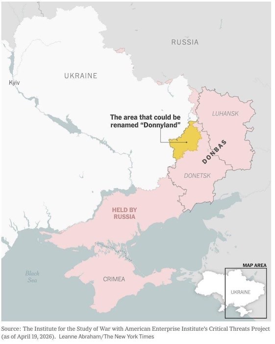 Украина предлагала назвать часть Донбасса