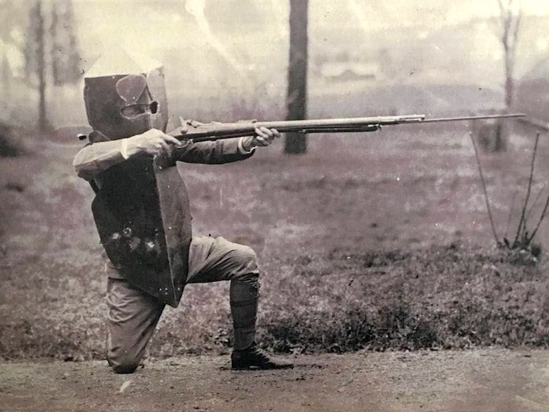 Стальной доспех для пехоты, 1917 г.