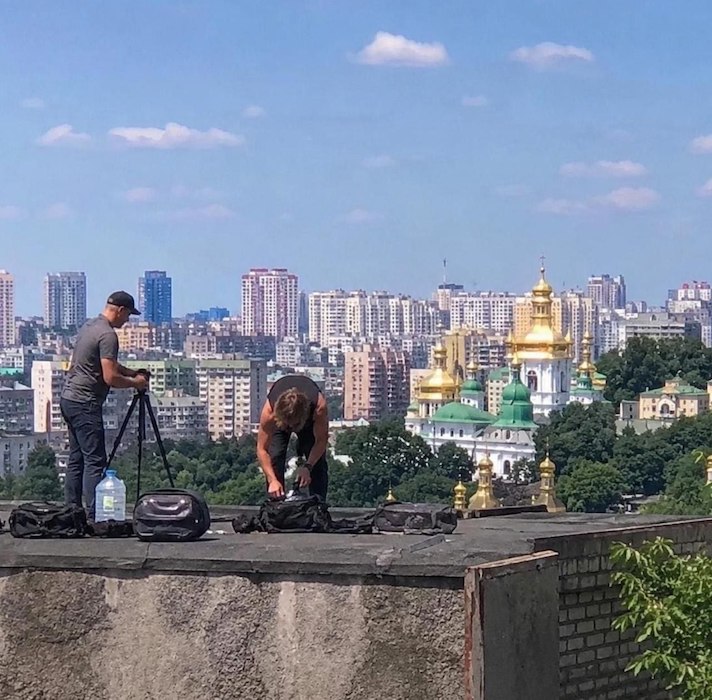 Журналисты были готовы снимать разбомбленную хохлами Лавру