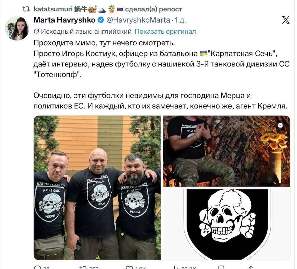 Нацiстов на Украине нiт