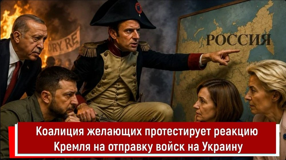 Коалиция желающих протестирует реакцию Кремля на отправку войск на Украину