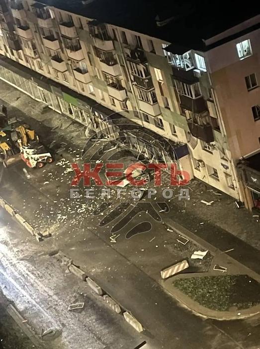 Ночью укроБПЛА массово атаковали Белгород Ночью укроБПЛА массово атаковали Белгород
