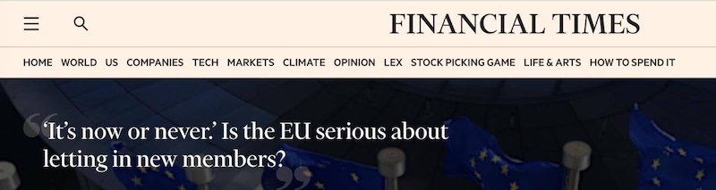 Коррупция и тупик евроинтеграции: почему ЕС тормозит вступление Украины — FT