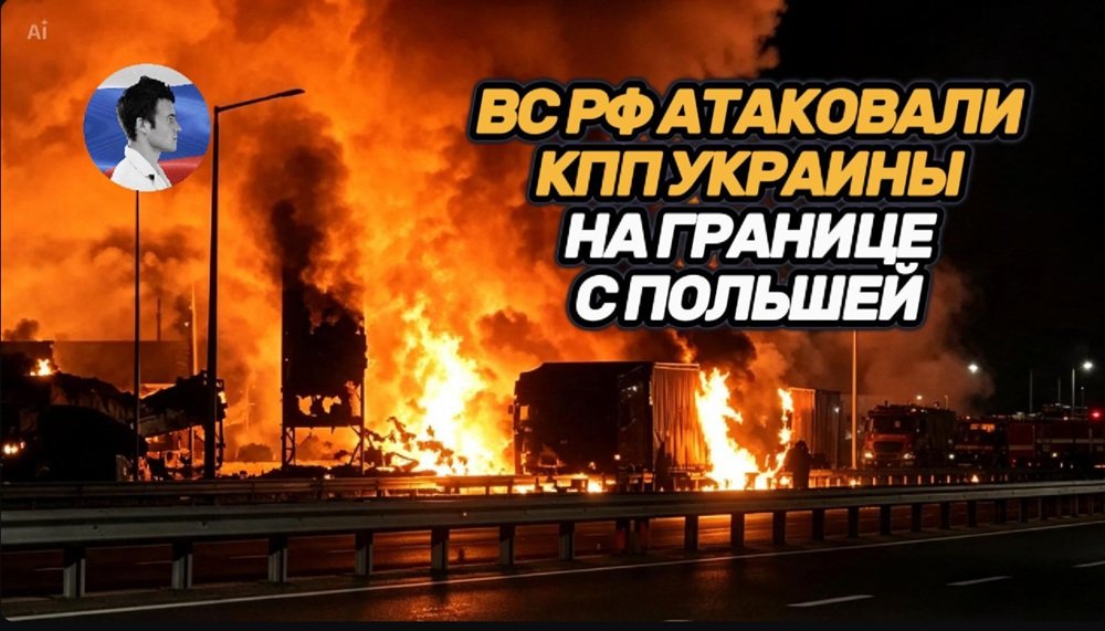 Первый удар по украинской КПП на границе с Польшей. Опасения Туска сбылись