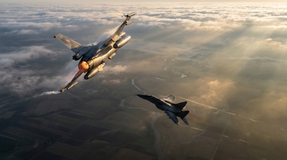 �������� F-16 � ��� ���� �� ������� ����� �� ����������� ���-29