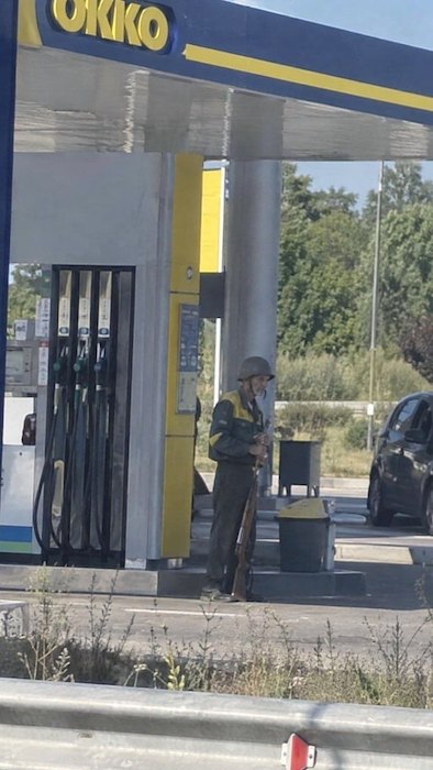 ППО Украины на заправках