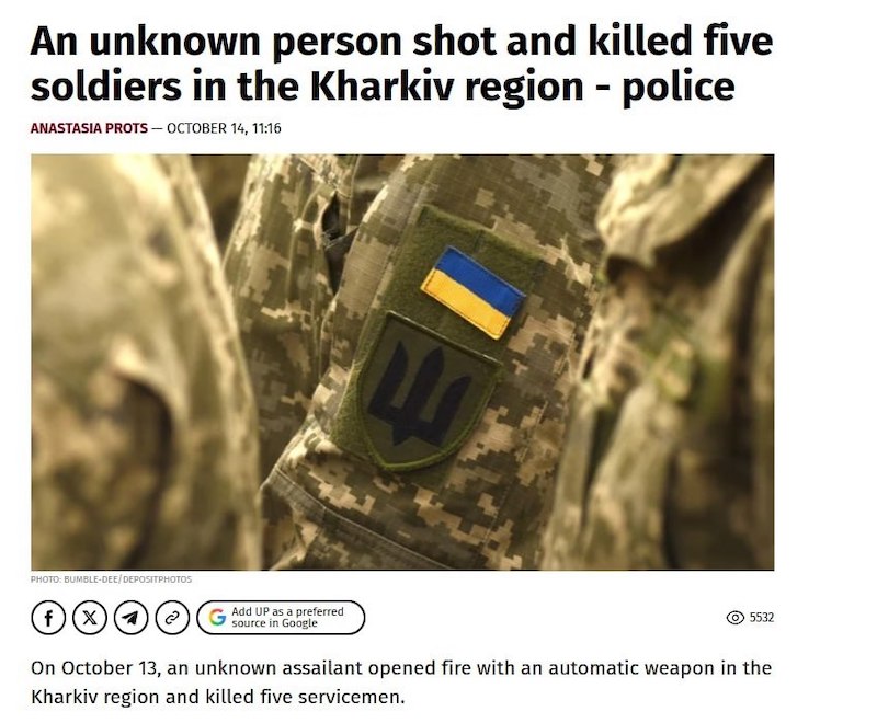 Российский военный сбежал из плена и расстрелял пятерых боевиков ВСУ