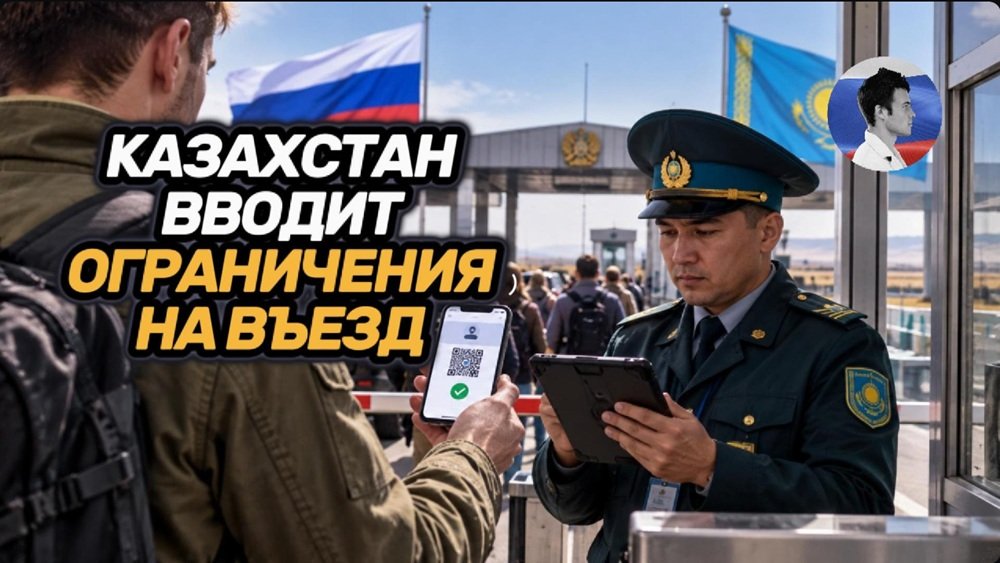 Казахстан вводит ограничения на въезд для граждан РФ в нарушении положений ЕАЭС