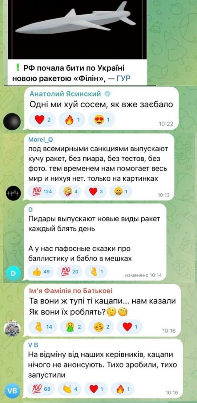 Украинцы жалуются на новую русскую ракету «Филин» Украинцы жалуются на новую русскую ракету «Филин»
