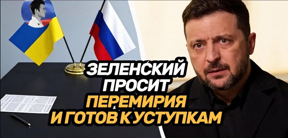 Зеленский просит перемирия и готов к уступкам